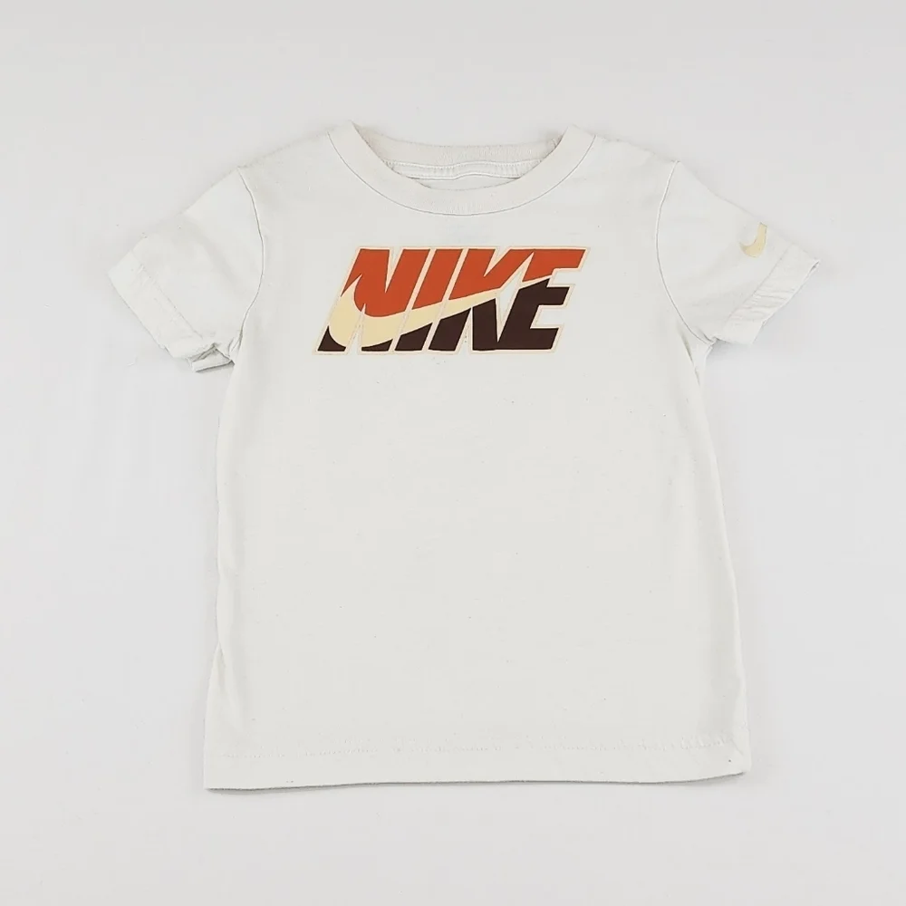 Nike Kids Gradient Logo White T-Shirt